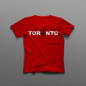 Toronto Basketball Basic Crew Neck Tee